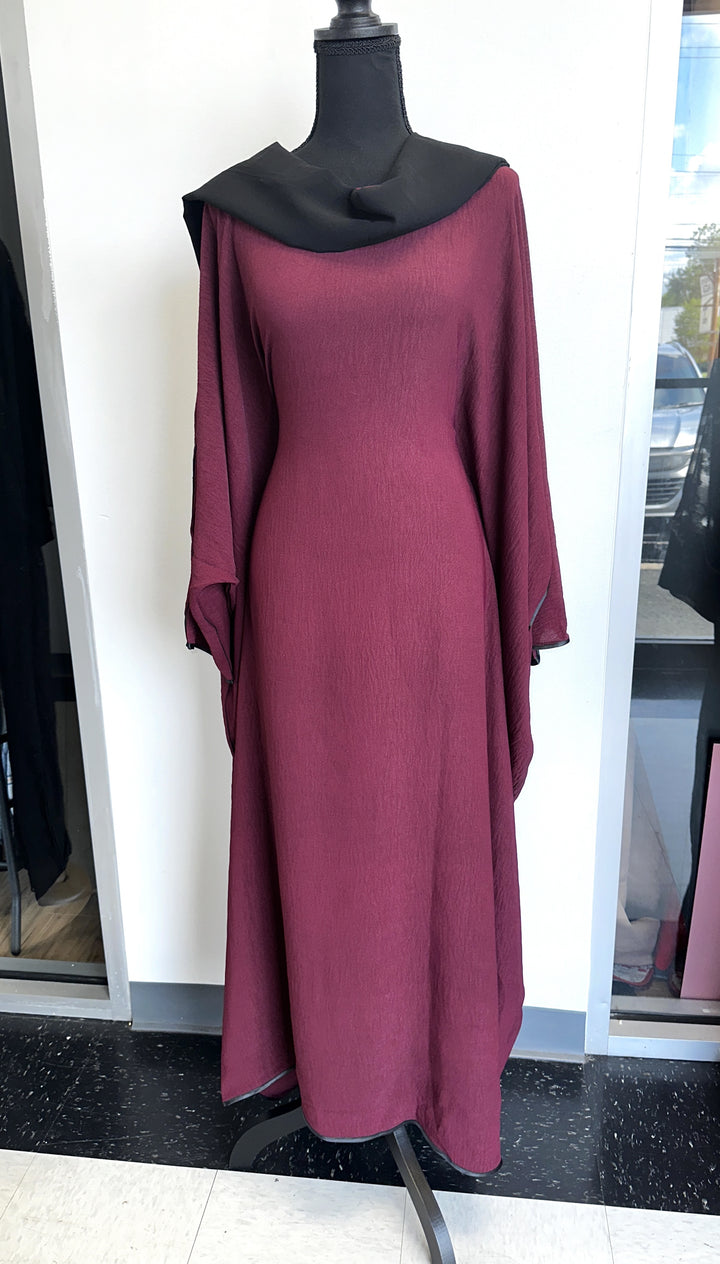 Butterfly closed abaya