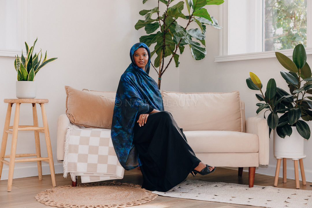 Naima Printed Abaya Set