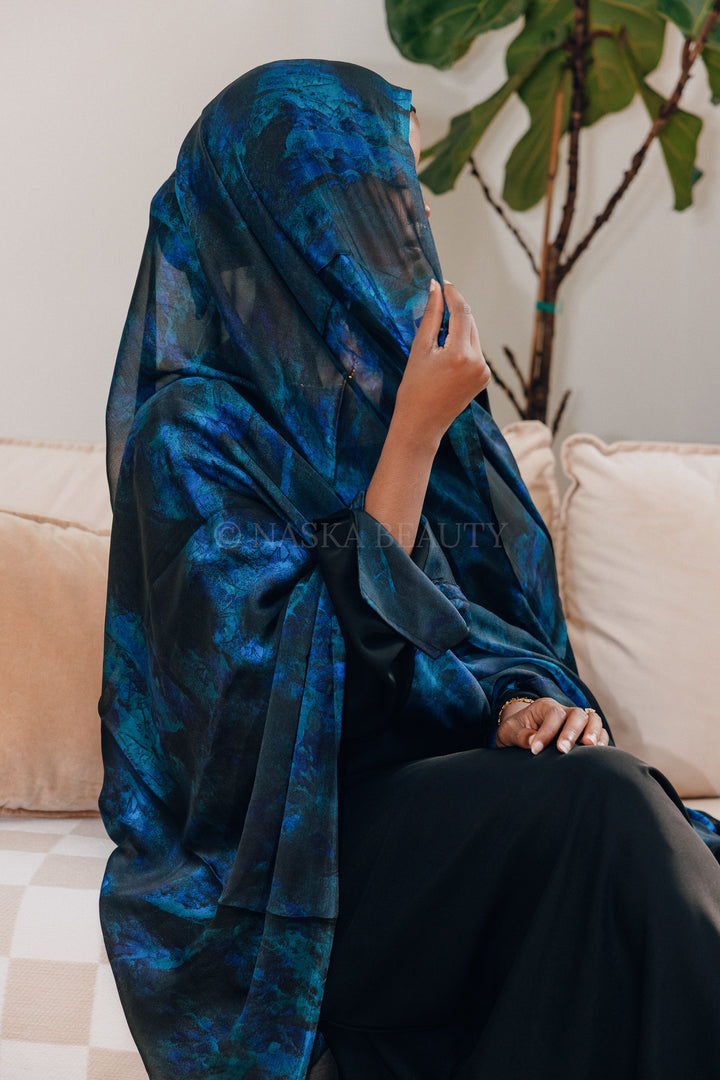 Naima Printed Abaya Set
