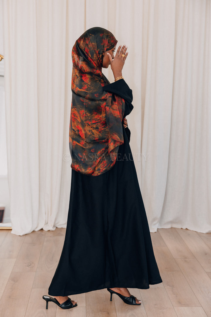 Naima Printed Abaya Set