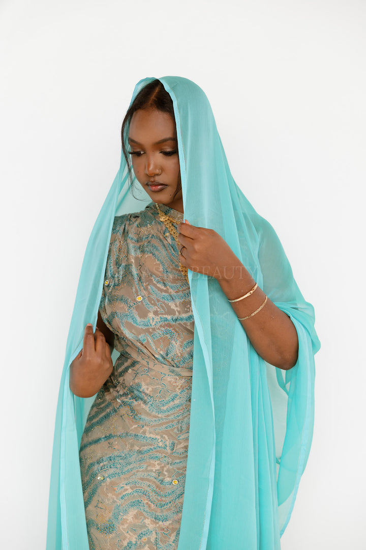 Silk Harir Set (half bac)