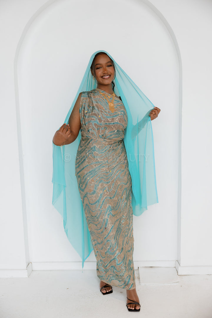 Silk Harir Set (half bac)
