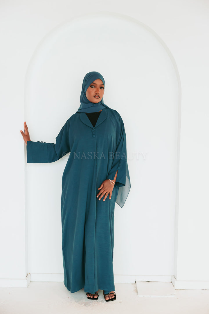 Slit Sleeve Blazer Abaya