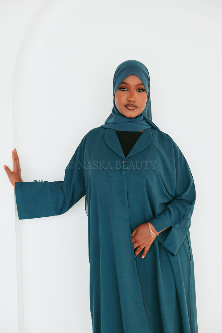 Slit Sleeve Blazer Abaya