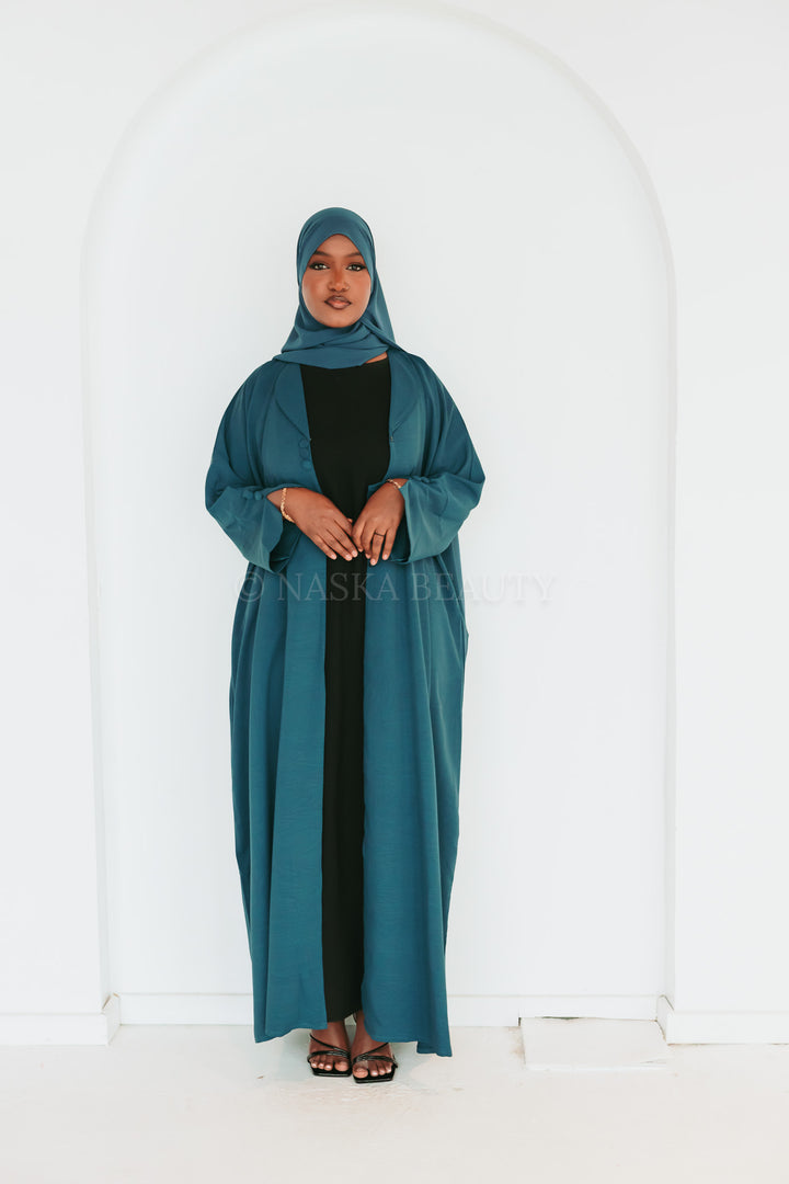 Slit Sleeve Blazer Abaya