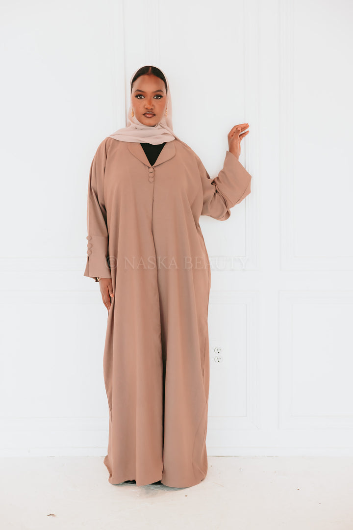 Slit Sleeve Blazer Abaya