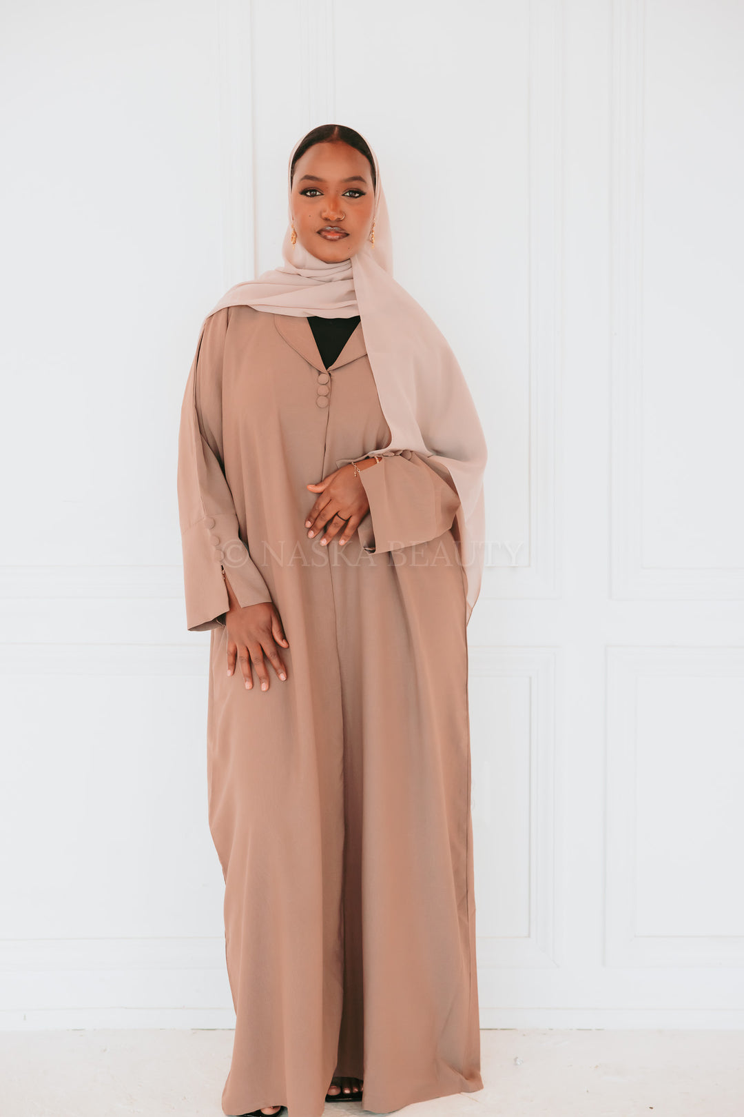 Slit Sleeve Blazer Abaya