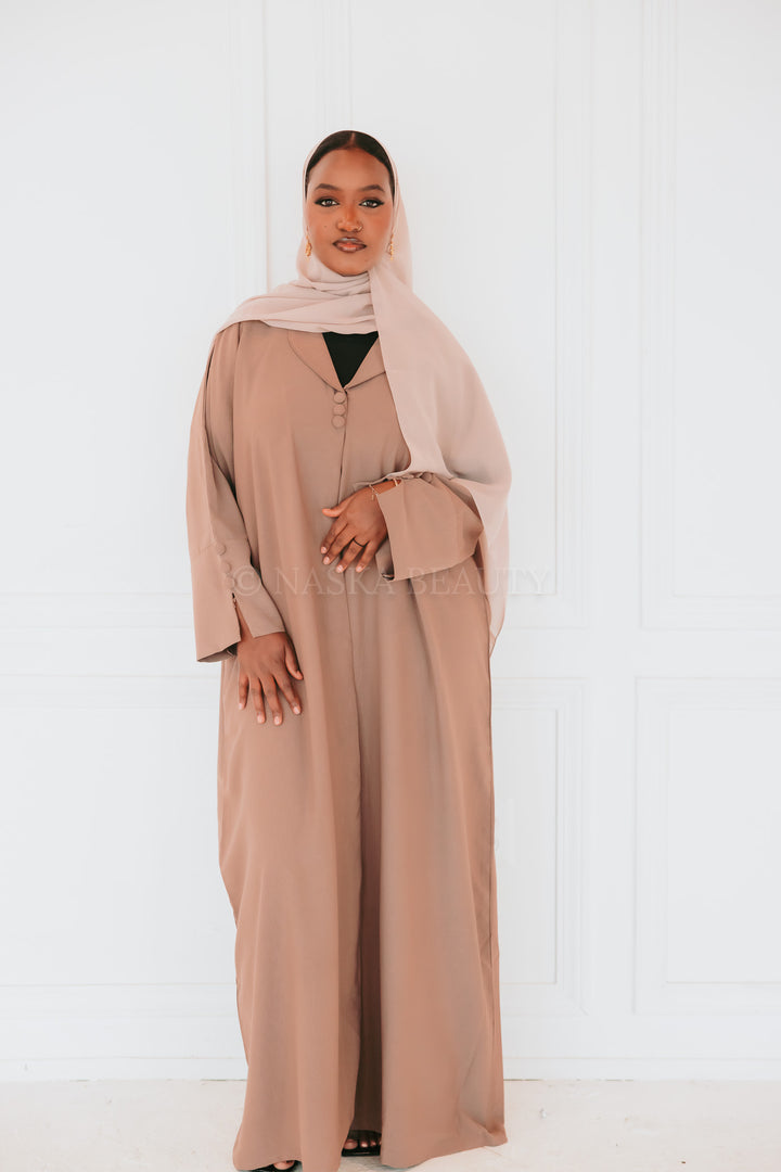 Slit Sleeve Blazer Abaya