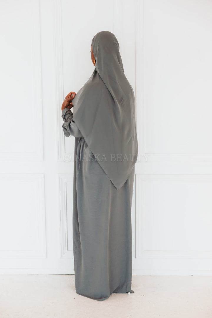 Slit Sleeve Blazer Abaya