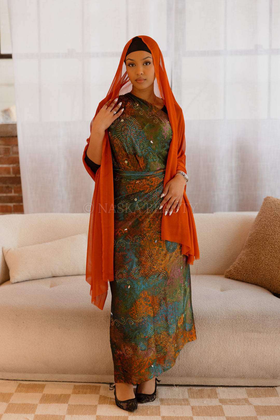 Silk Harir Set (half bac)