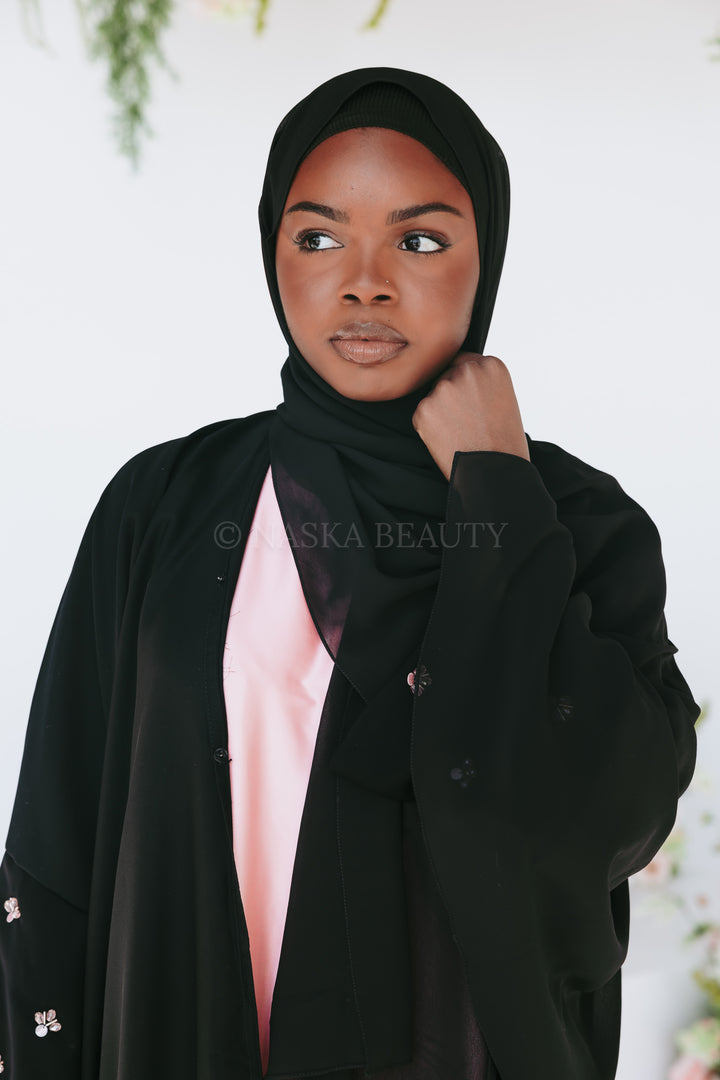 Nasteexo Abaya (pink satin included)