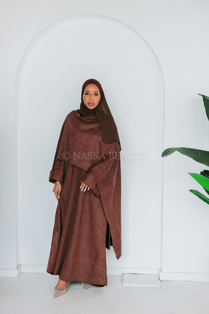 Suede Cloak Abaya