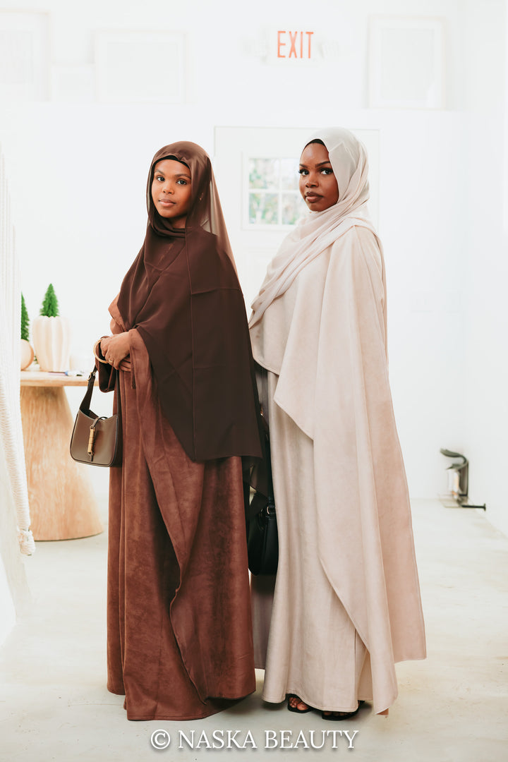 Suede Cloak Abaya