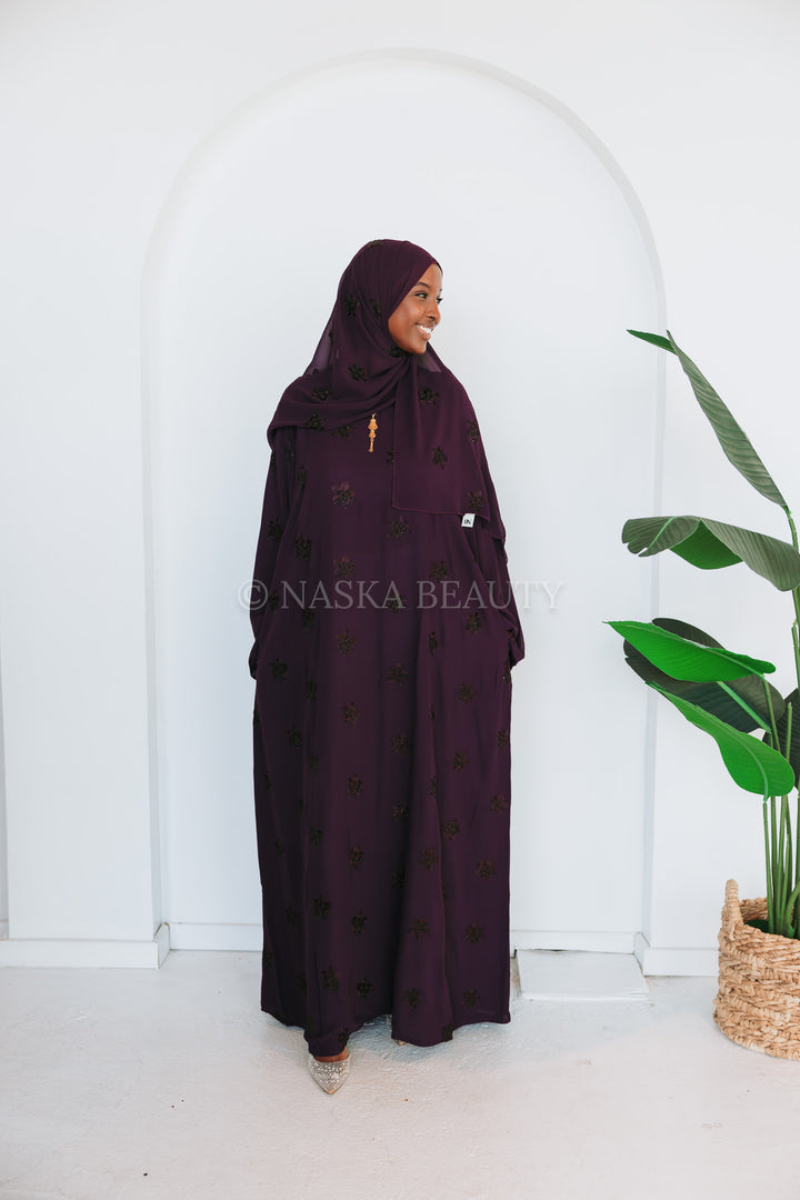 Floral Embellished Abaya