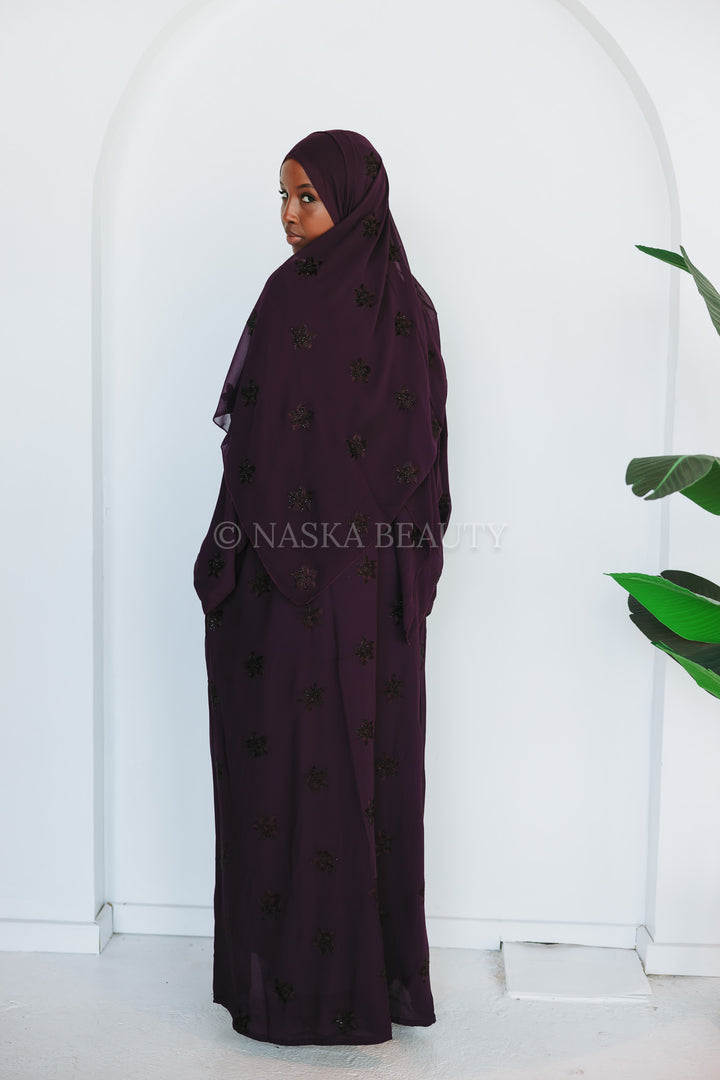 Floral Embellished Abaya