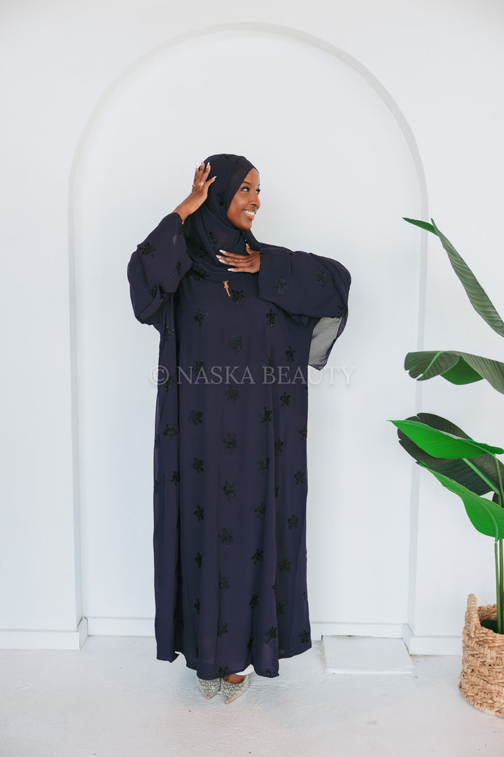 Floral Embellished Abaya