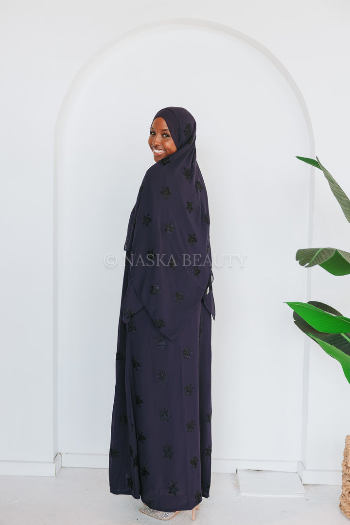 Floral Embellished Abaya