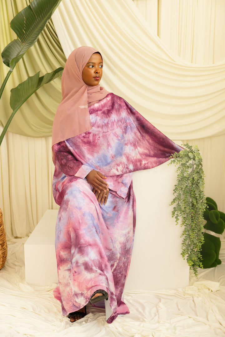 Purple Cloak Abaya