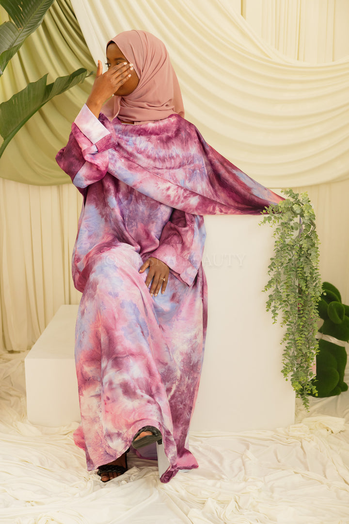 Purple Cloak Abaya
