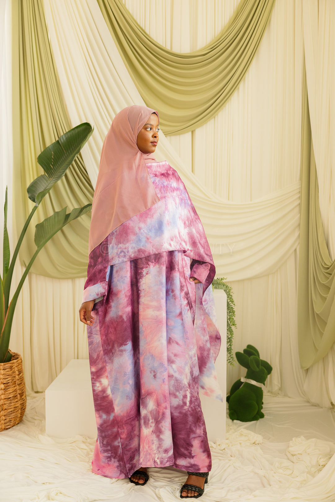 Purple Cloak Abaya