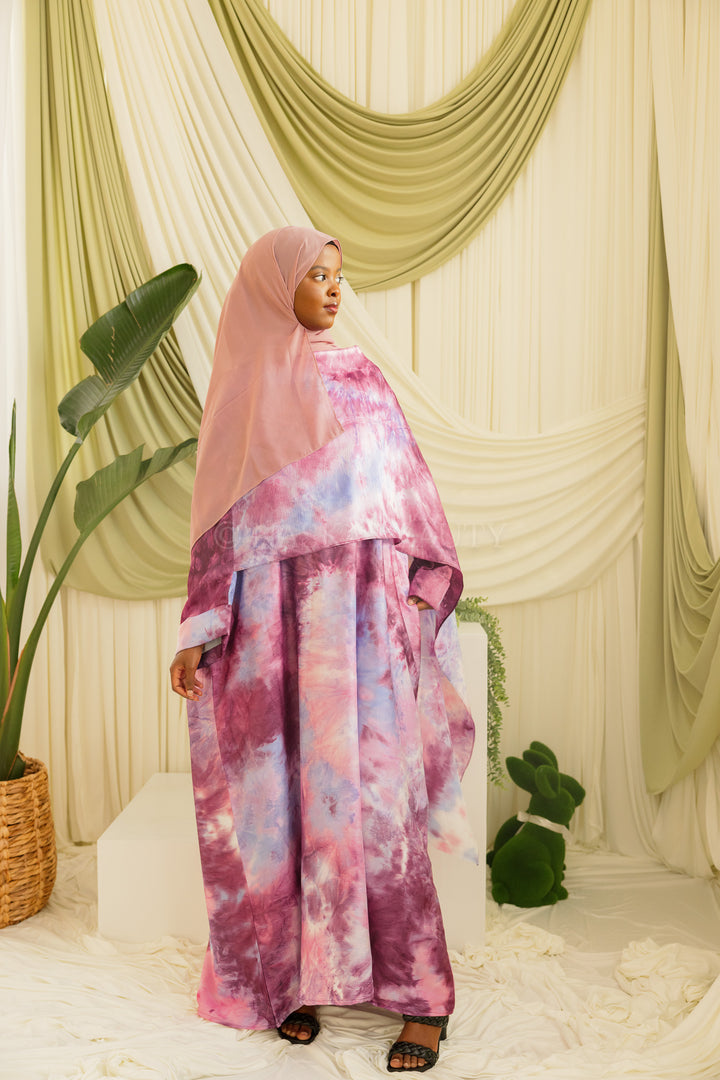 Purple Cloak Abaya