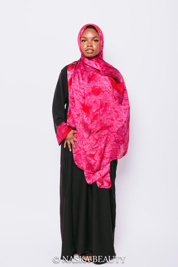 Cuff Printed Abaya Set