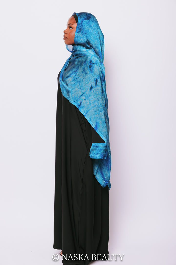 Cuff Printed Abaya Set