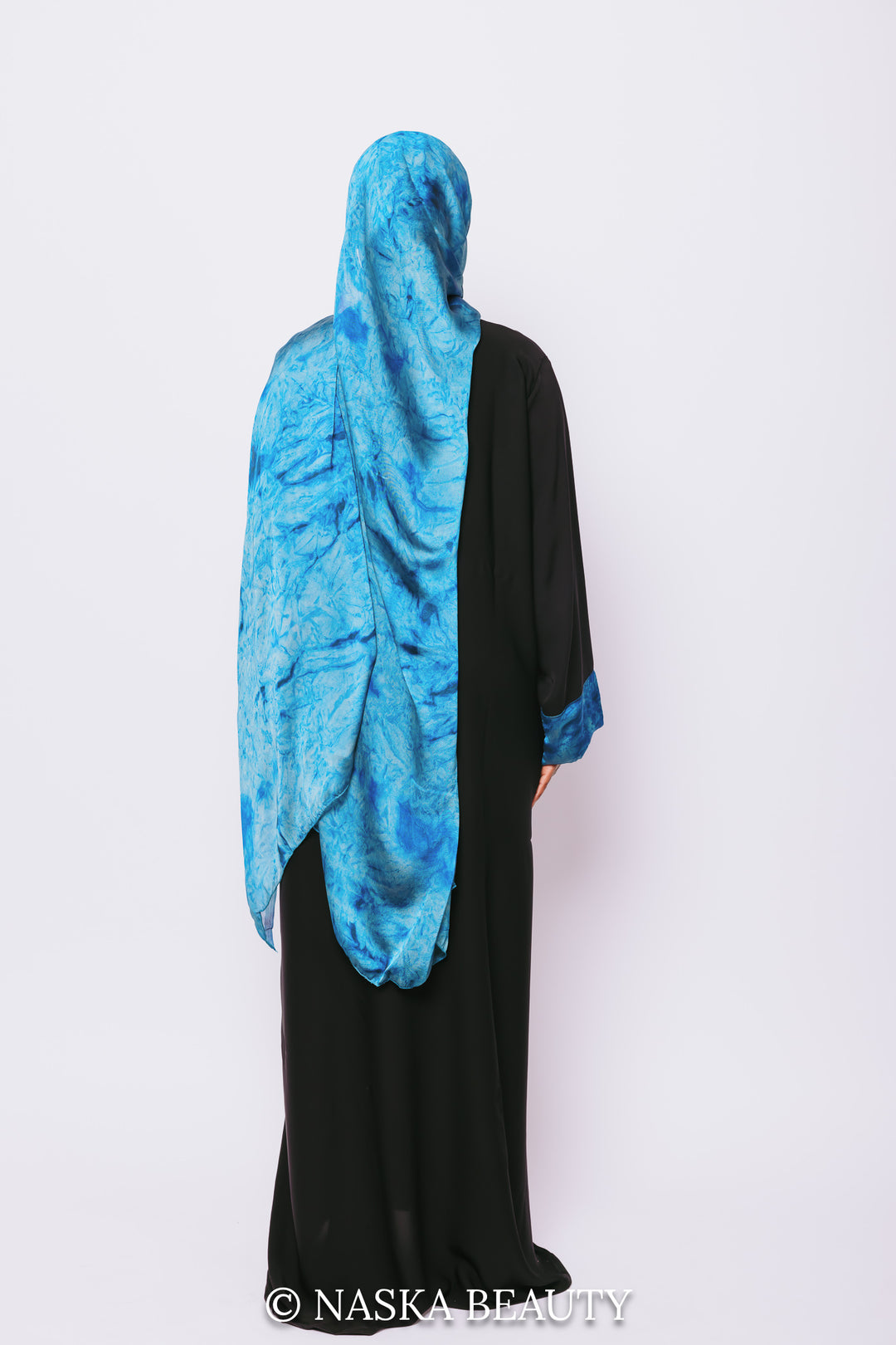 Cuff Printed Abaya Set