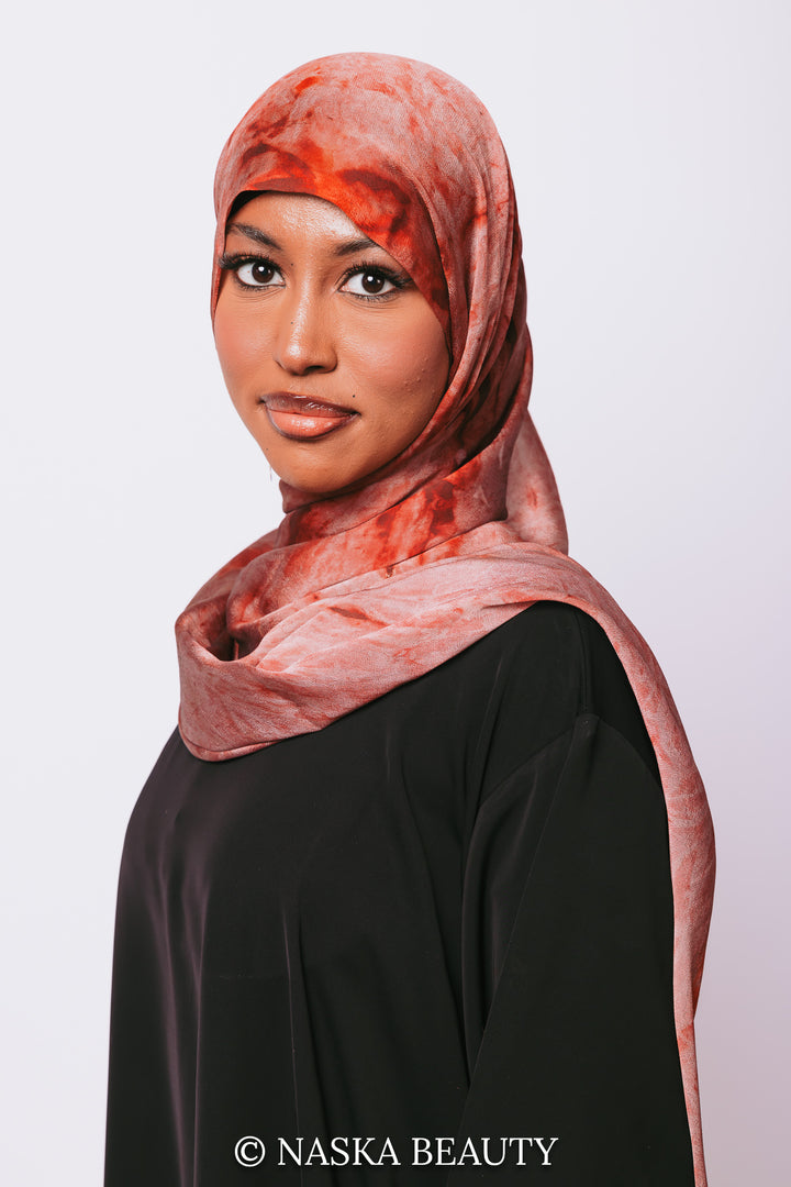 Cuff Printed Abaya Set