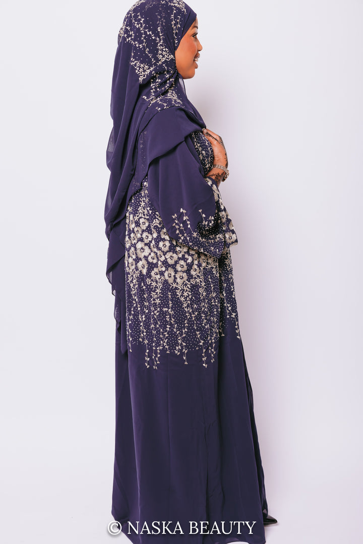 Embroidered abaya