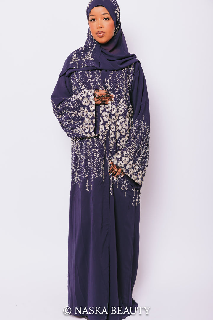 Embroidered abaya