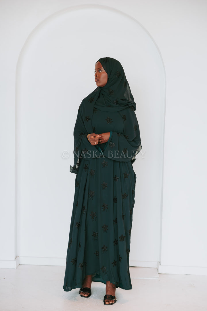 Floral Embellished Abaya