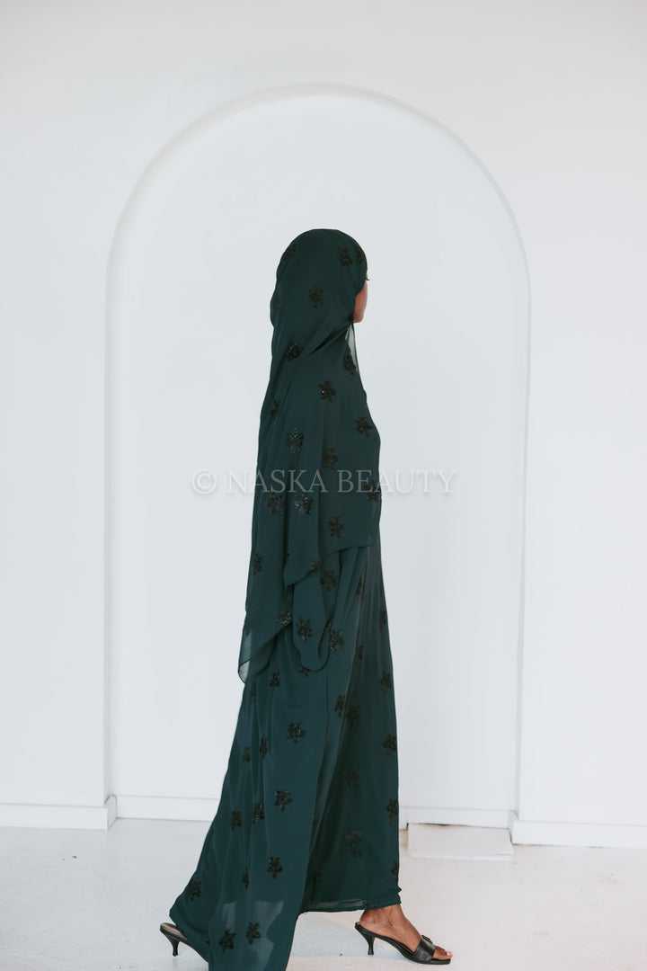 Floral Embellished Abaya