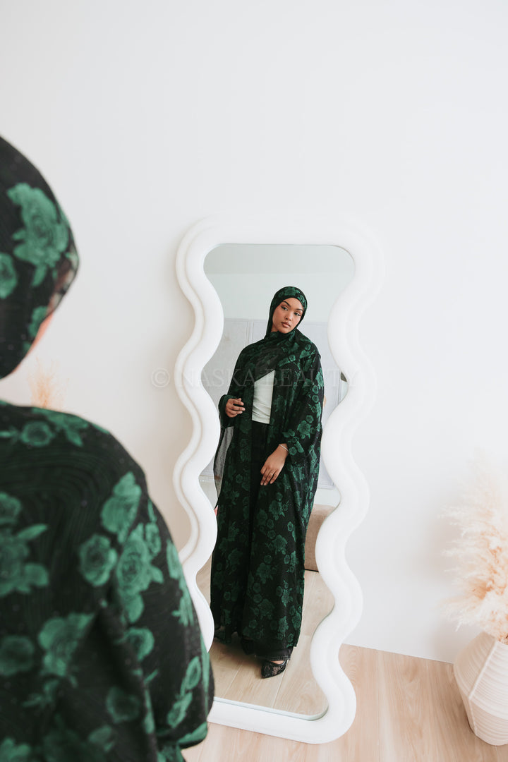 Bilan Open floral Abaya