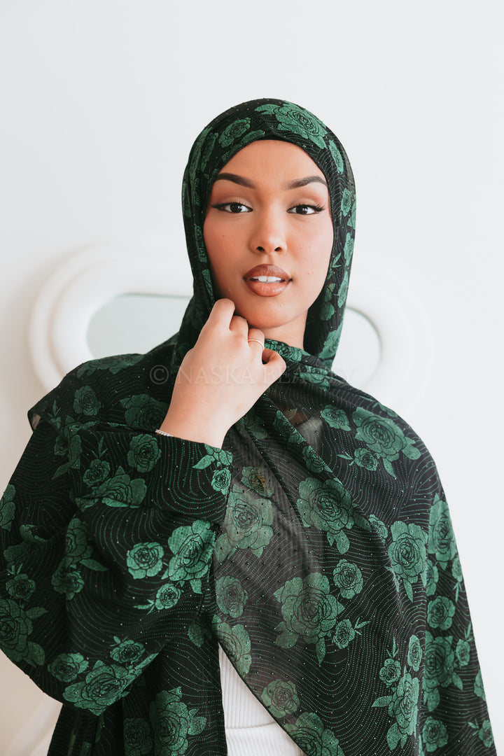 Bilan Open floral Abaya