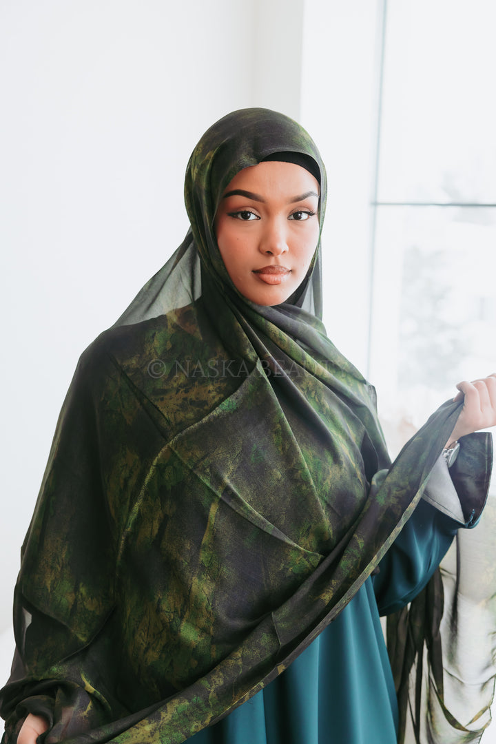 Maxi printed hijab