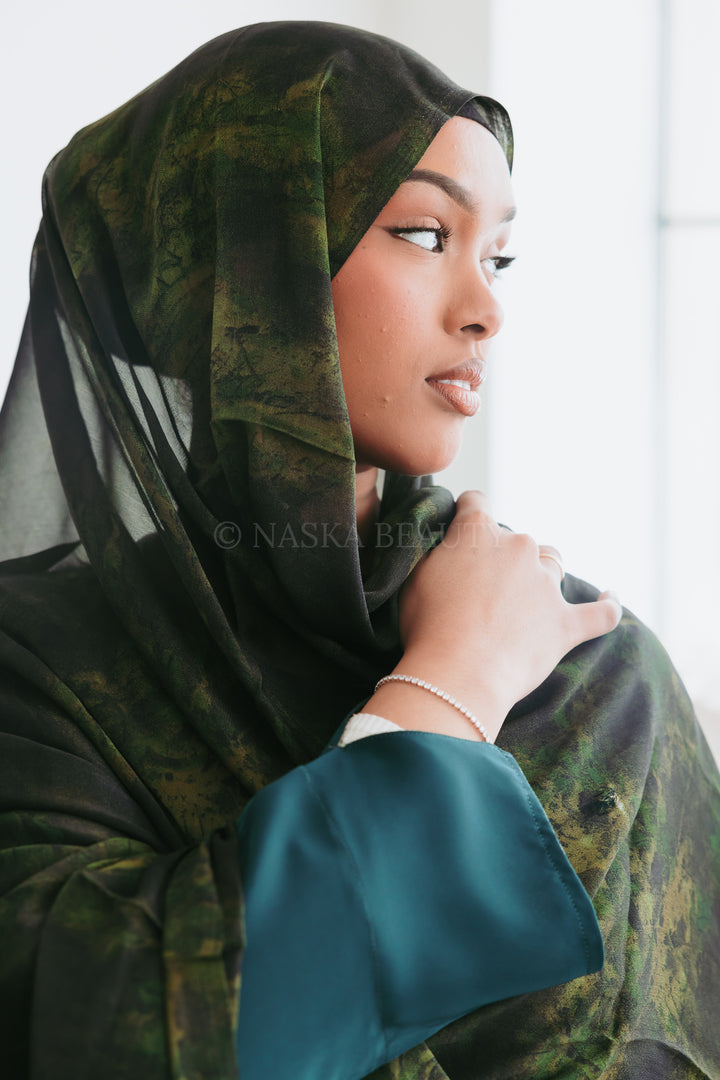 Maxi printed hijab