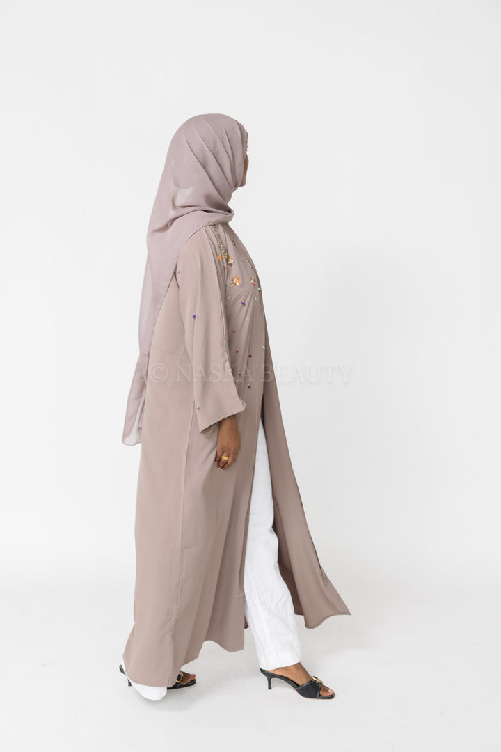 3D floral Handwork Abaya