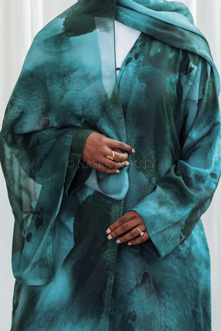 Water Color Abaya Sets
