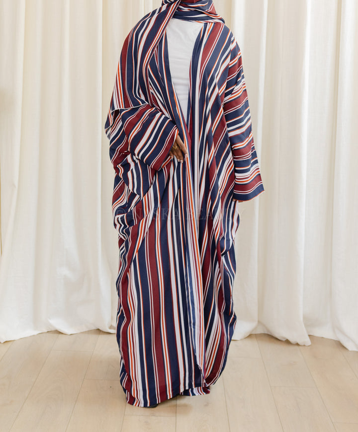 Batwing Printed Abaya