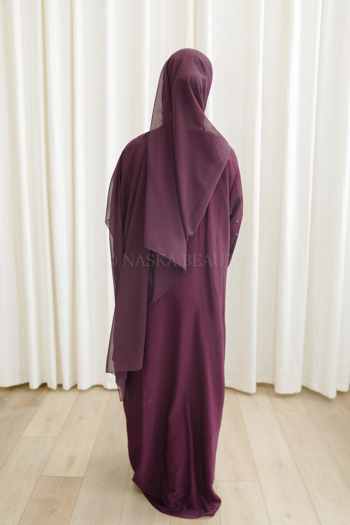 Floral Detail Closed Abaya