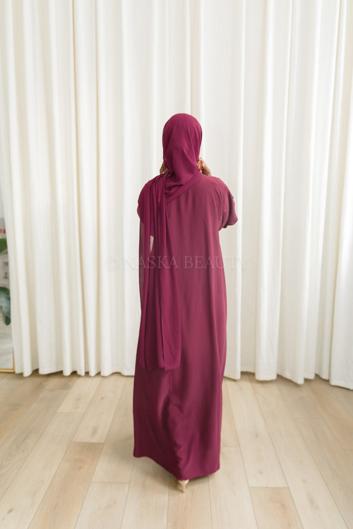 Floral Detail Closed Abaya