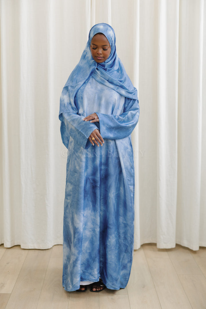 Closed Printed Abaya Set