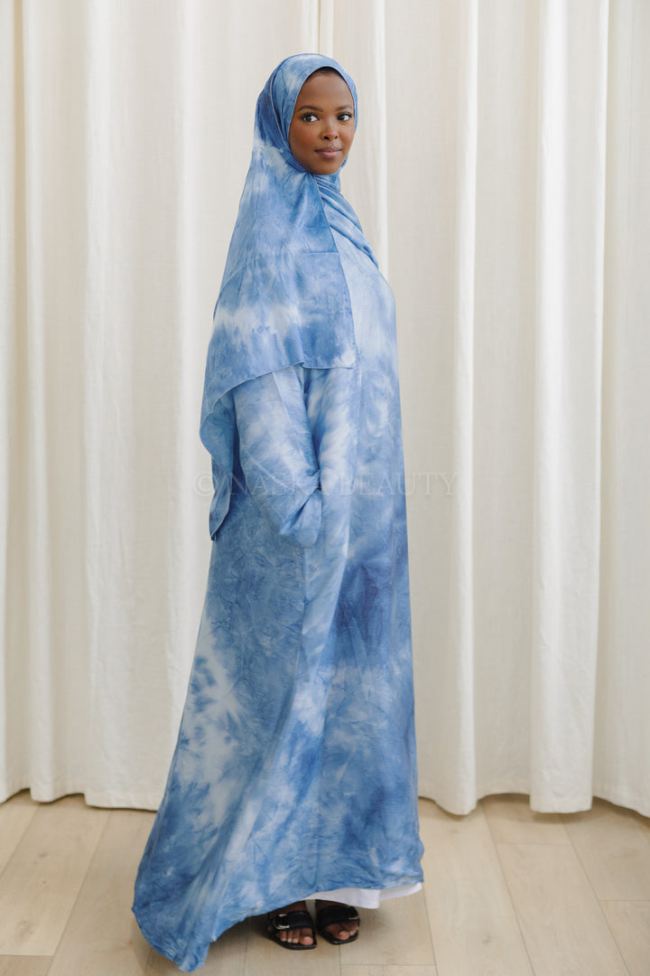 Closed Printed Abaya Set