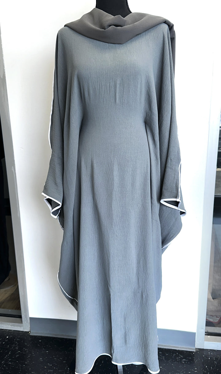 Butterfly closed abaya