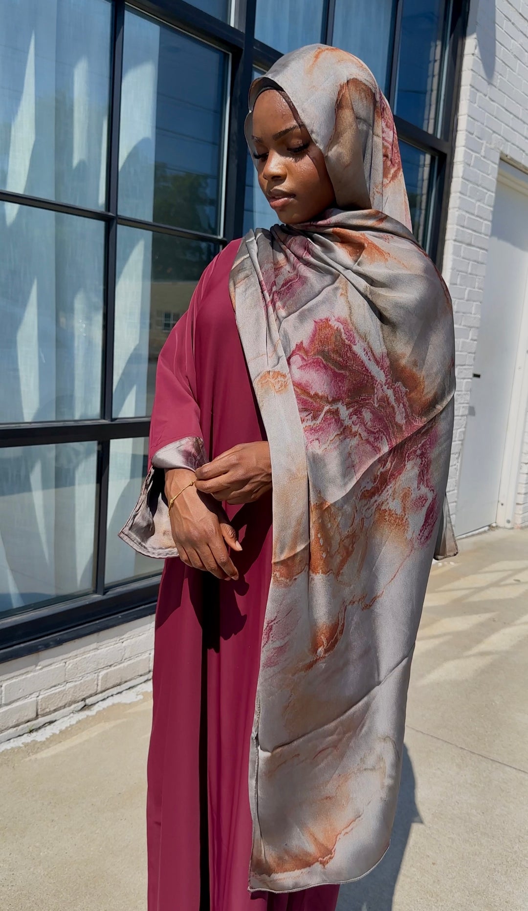 Waves abaya set