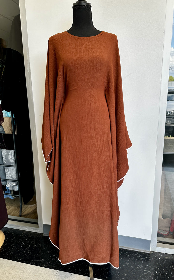 Butterfly closed abaya