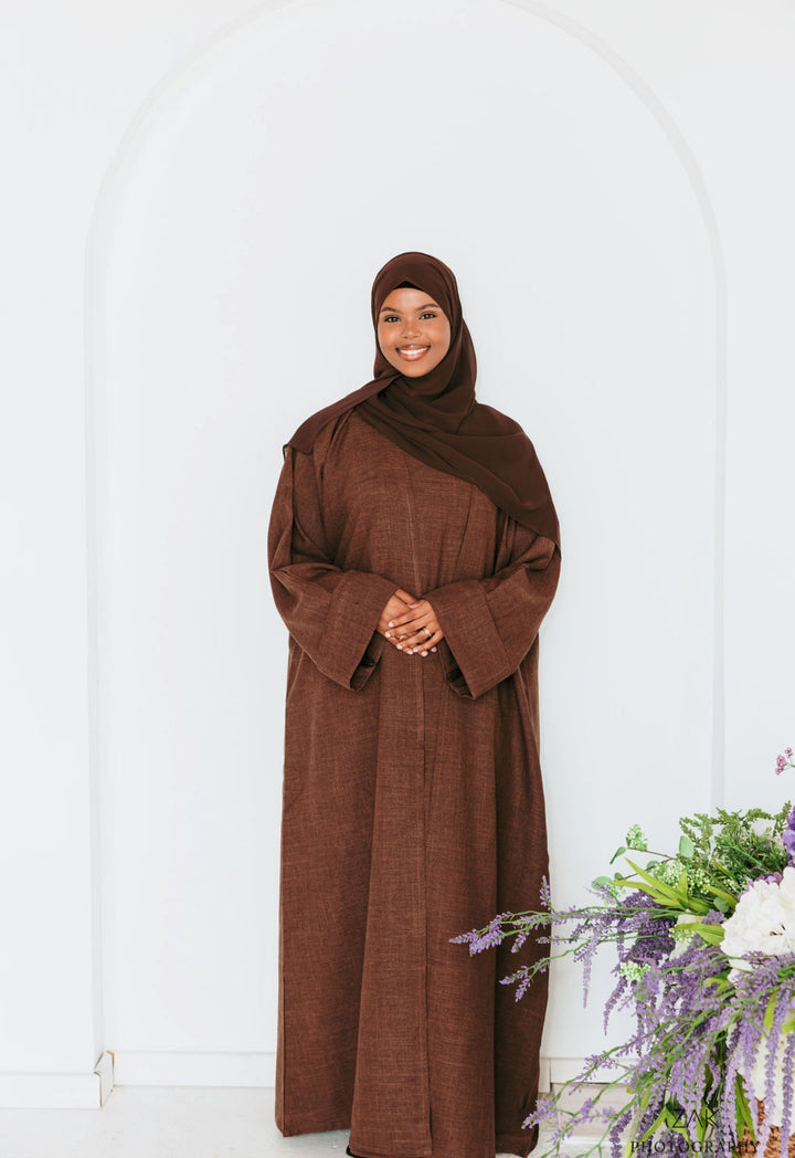 Linen abaya sets