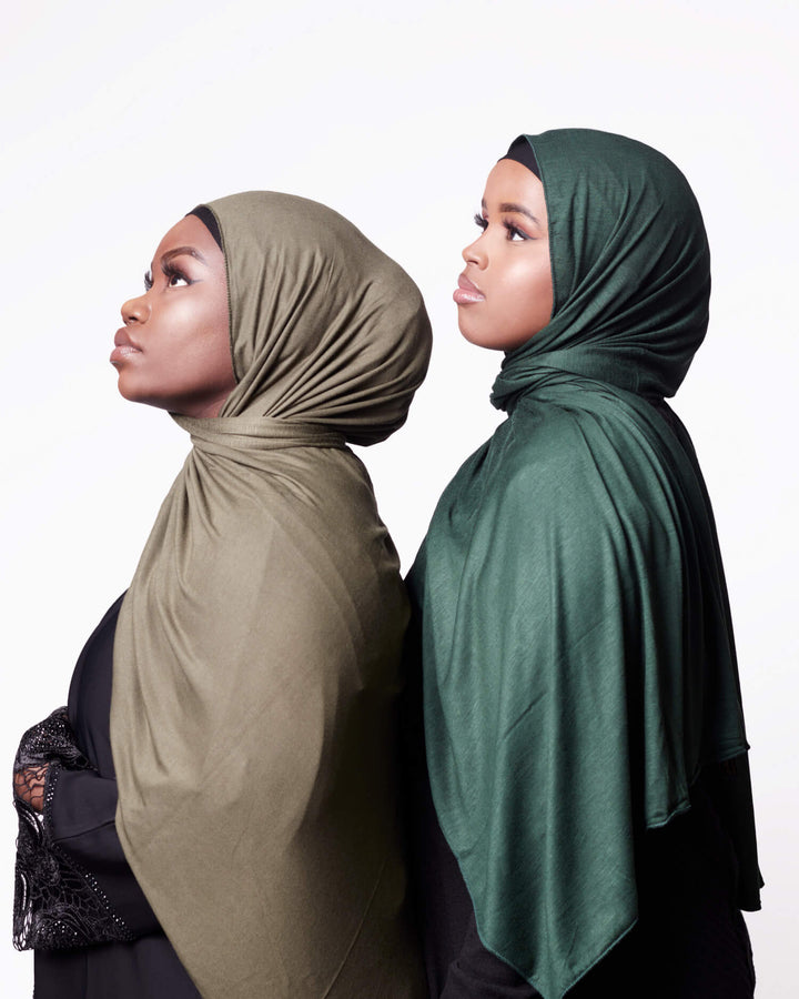 Essential Jersey Hijab - Green
